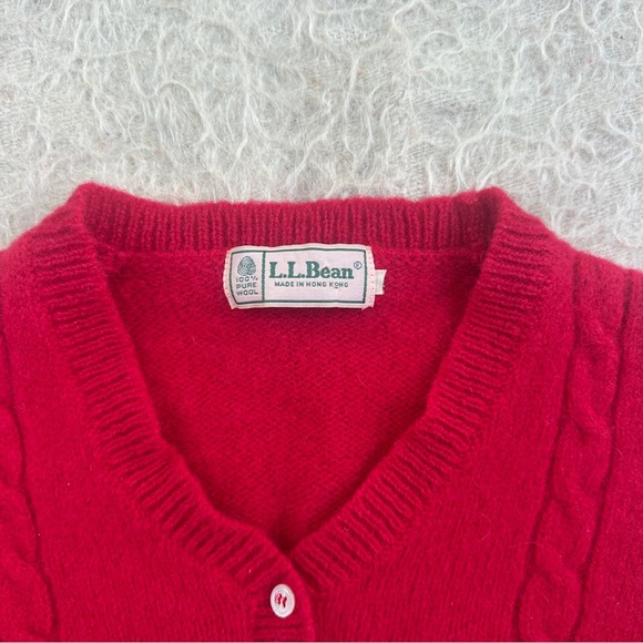 Vintage L.L. Bean Wool Sweater Vest – Women’s Small - Picture 2 of 4
